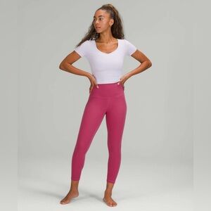 Lululemon Align High-Rise Pant 25"
Pink Lychee